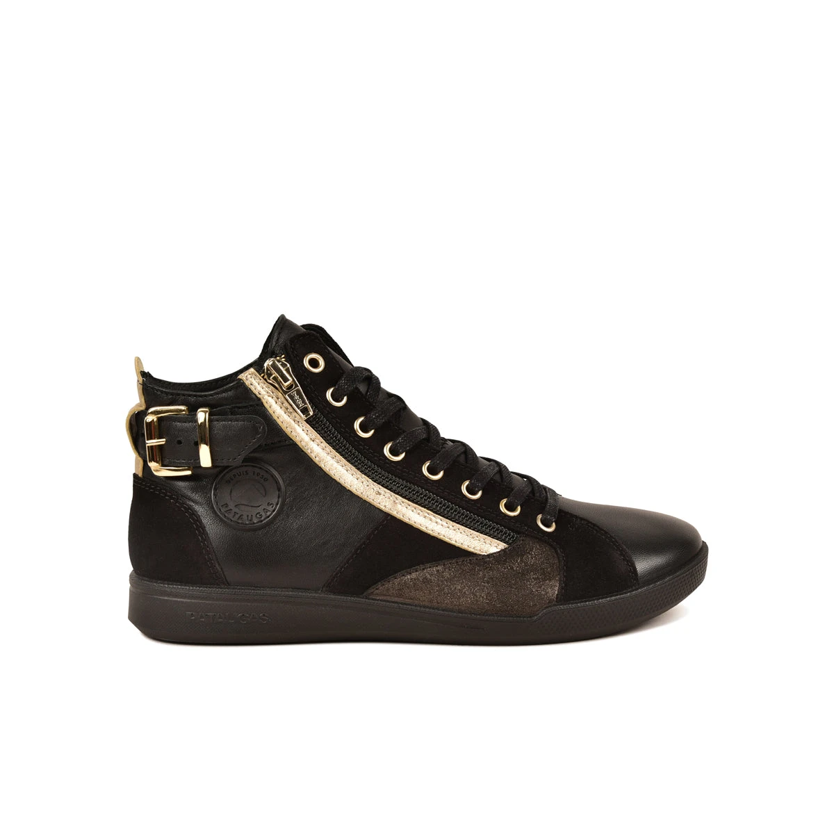 Pataugas PALME/MIX F4H NOIR/DORÉ 3 Pataugas PALME/MIX F4H NOIR/DORÉ